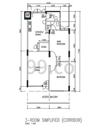 Blk 151 Eunos Spring (Bedok), HDB 3 Rooms #474913951